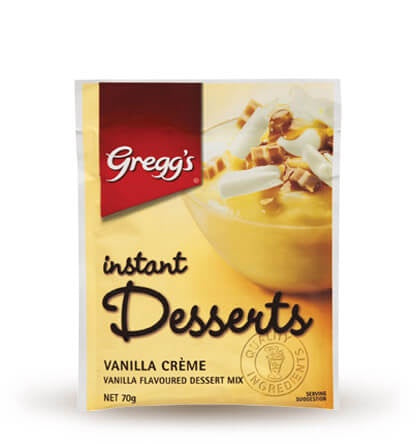 Greggs Instant Dessert Vanilla Creme 70gm