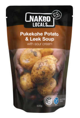Naked Locals Pukekohe Potato & Leek Soup 500g