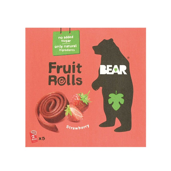 Bear Fruit Rolls Strawberry 20g Multipack