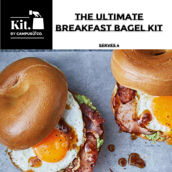 The Ultimate Breakfast Bagel Meal kit 4 person