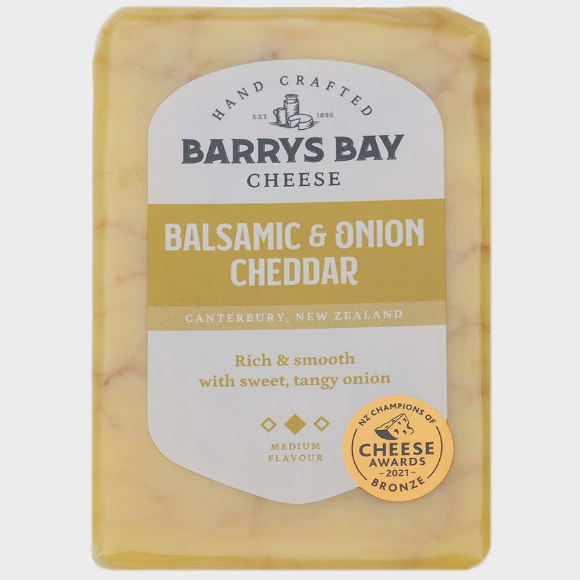 Barrys Bay Balsamic & Onion Cheddar 140g