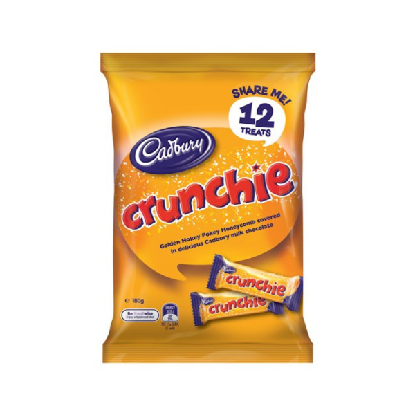 Cadbury Crunchie Share Pack Chocolate 12pk 180g