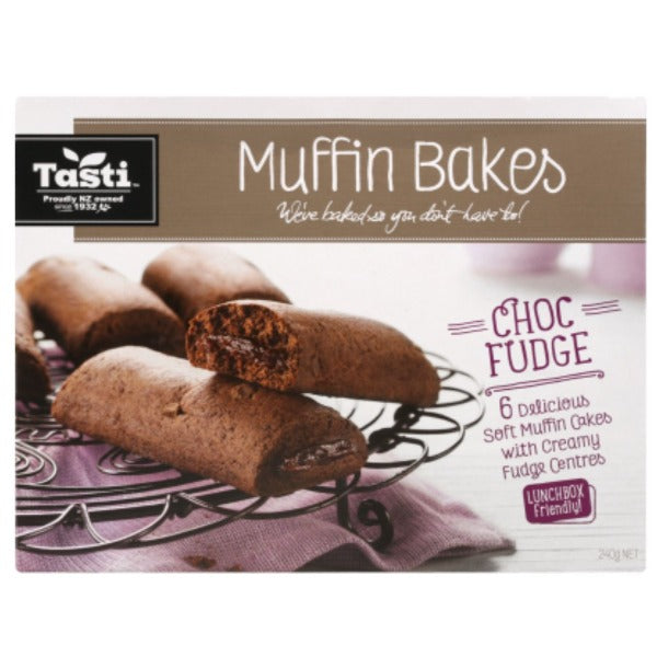 Tasti Choc Fudge Muffin Bakes 6pk 240g