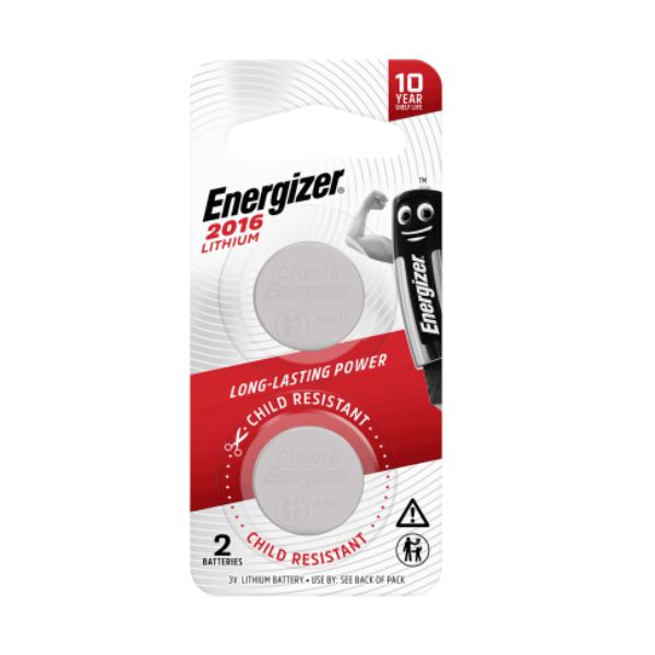 Energizer Coin 2016 Batteries 2pk