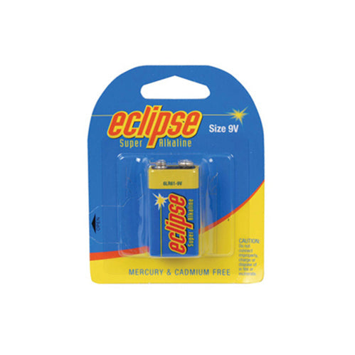 Eclipse Alkaline Batteries 9V x 1