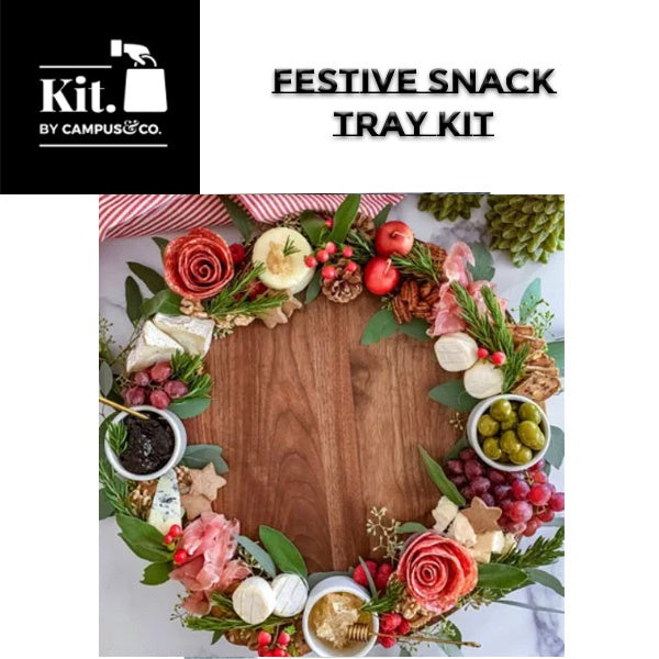 Festive Wreath Snack Tray - Meal Kit