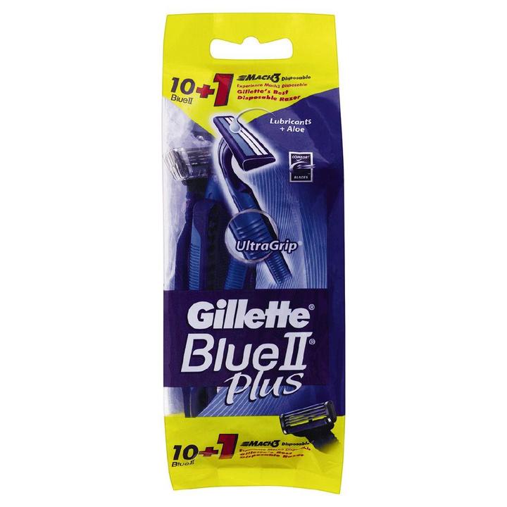 Gillette Mach3 Razor Blue 10 Pk Plus