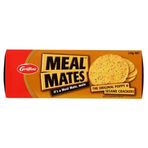 Griffins Meal Mates The Original Poppy & Sesame Crackers 230g
