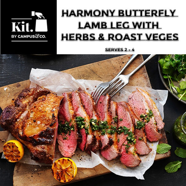 Harmony Butterfly Lamb Leg with Roast Veges Meal Kit  2 - 4 person