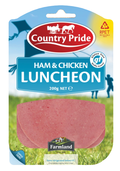 Farmland Country Pride Sliced Ham & Chicken Luncheon 200g