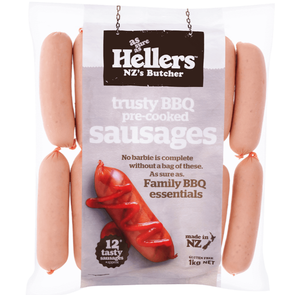 Hellers Precooked Sausages 1kg