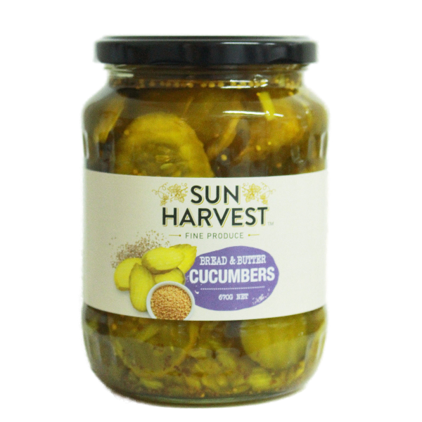 Sun Harvest Bread & Butter Cucumbers 670g