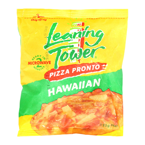 Leaning Tower Frozen Hawaiian Mini Pizza Pronto 125g