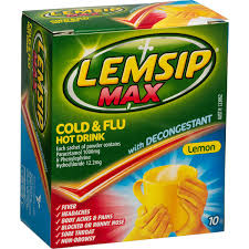 Lemsip Max Cold & Flu Lemon Hot Drink 10pk