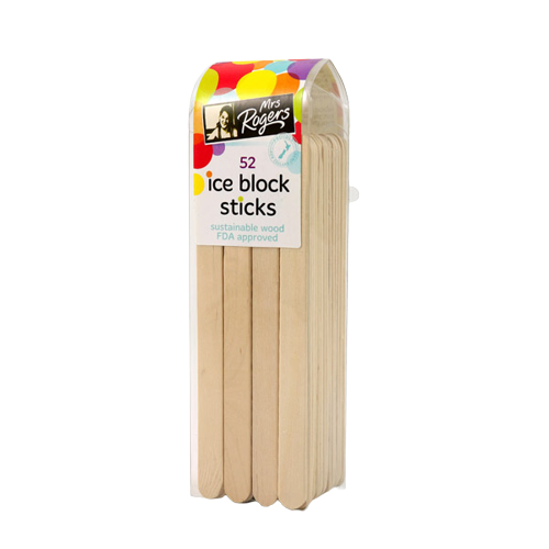 Mrs Rogers Iceblock Sticks 52pk