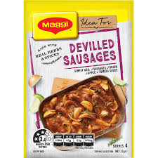 Maggi Devilled Sausages Recipe Base 37g