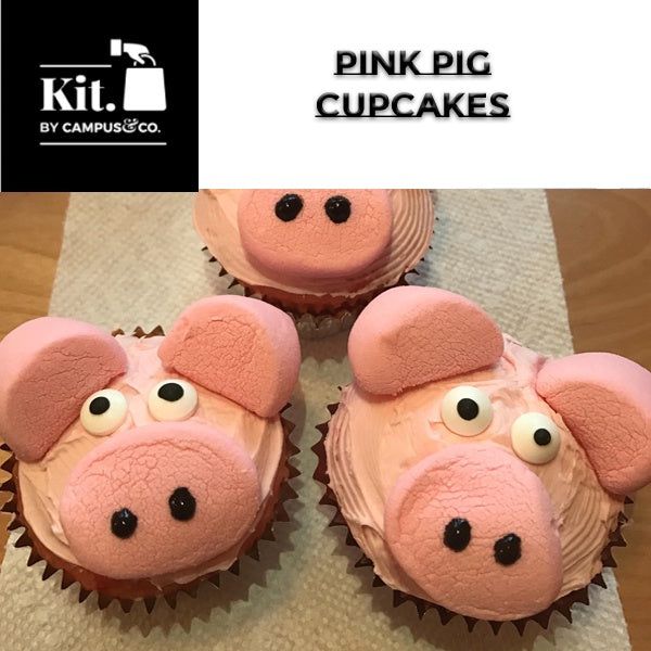 Pink Pigs Cupcakes Baking Kit