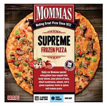 Mommas Frozen Supreme Pizza 500g