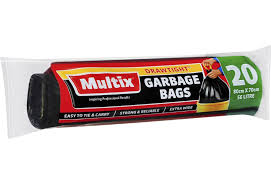 Multix Garbage Bags Draw Tight Extra Wide Bags 20pk