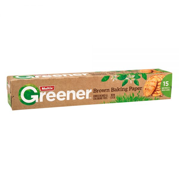 Multix Greener Brown Baking Paper 15m x 30cm