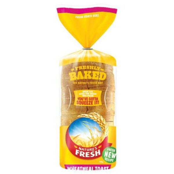 Natures Fresh Wheatmeal Toast 700g