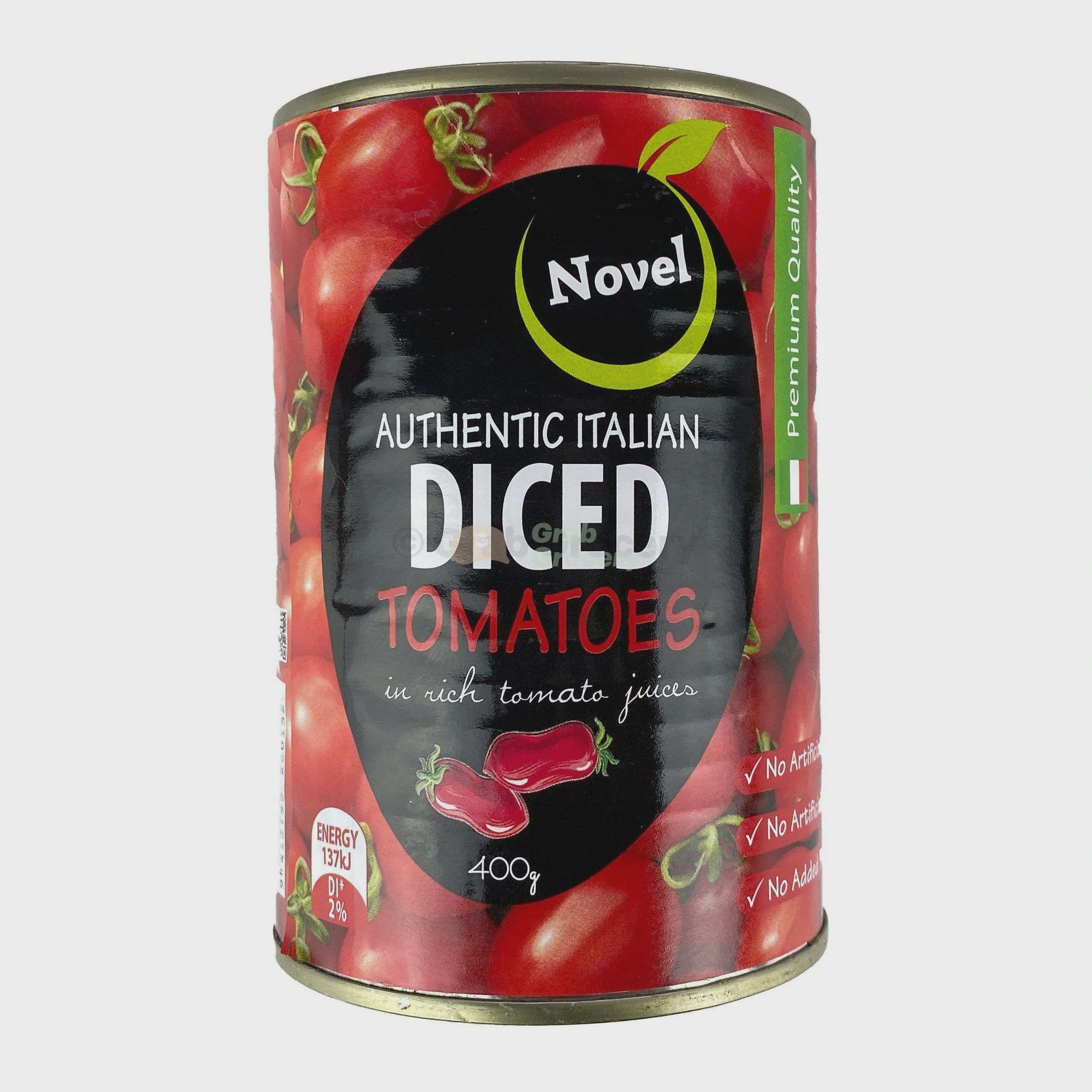 Novel Authentic Italian Diced Tomatoes 400g