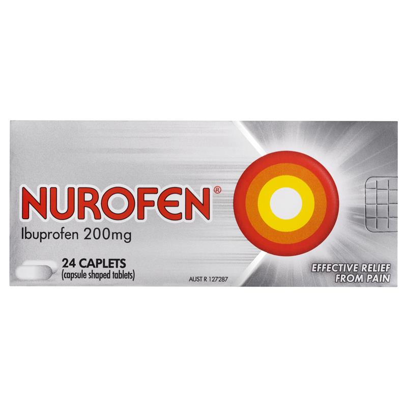 Nurofen Ibuprofen 200mg Capsules 24pk