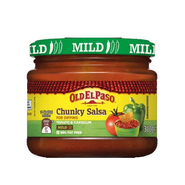 Old El Paso Mild Chunky Salsa Dip 312g