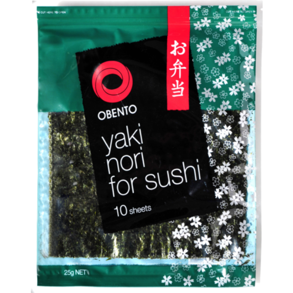 Obento Yaki Nori Sheets For Sushi 10pk