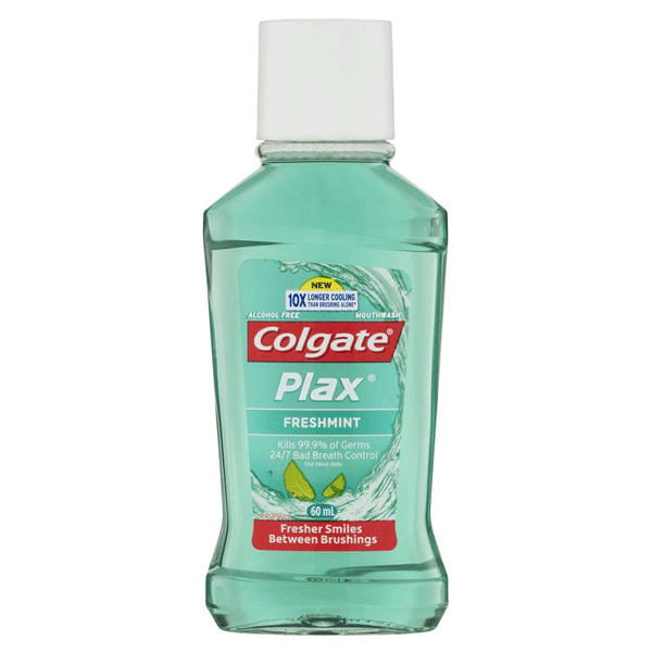 Colgate Mouthwash Plax Freshmint 60ml Travel size