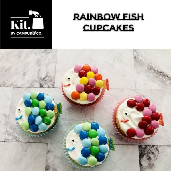 Rainbow Fish Cupcakes Baking Kit