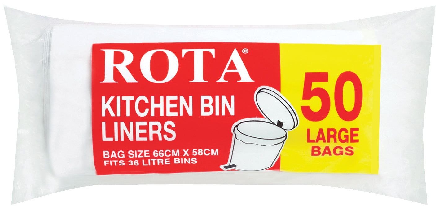 Rota Kitchen Large Bin Liners 50pk