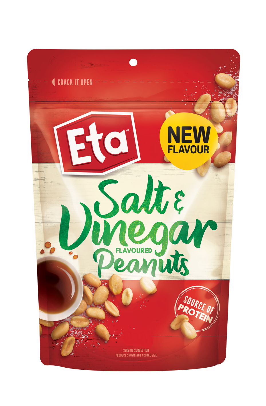 Eta Salt & Vinegar Peanuts Pouch 150g