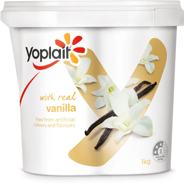 Yoplait With Real Vanilla Yoghurt 1kg