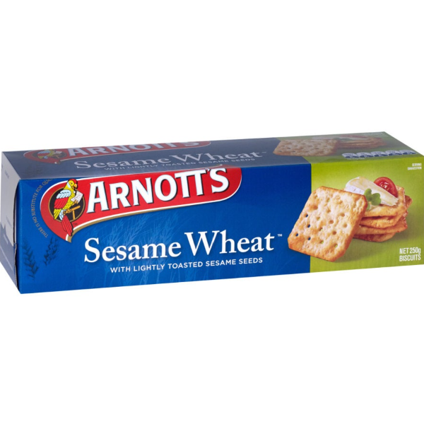 Arnotts Sesame Wheat Crackers 250g