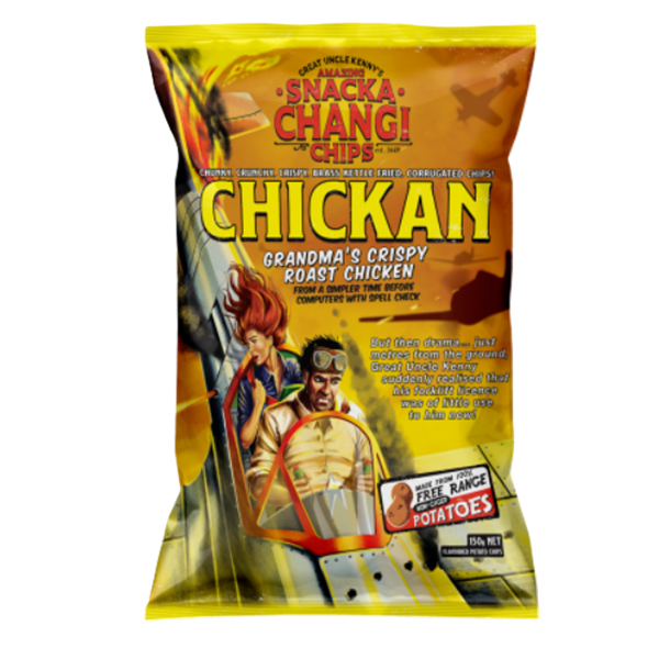 Snacka Changi Chickan Potato Chips 150g