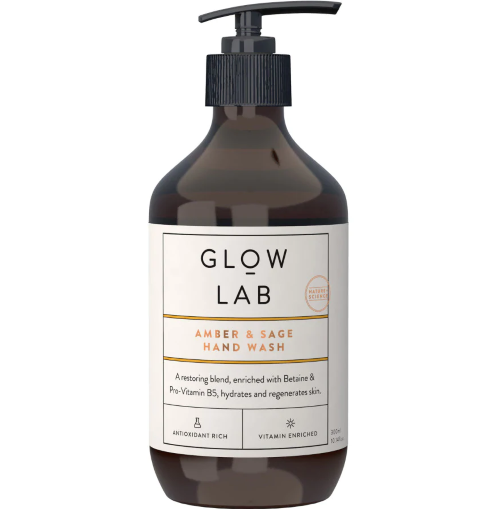 Glow Lab Amber & Sage Hand Wash Pump 300ml