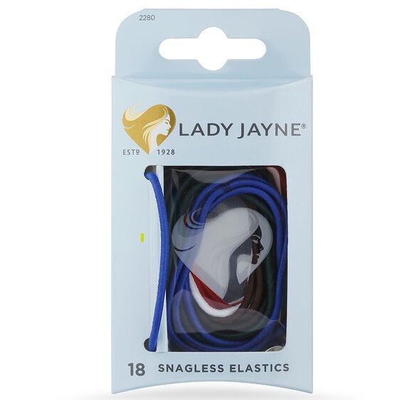 Lady Jayne 2280 Elastic Snagless Assorted 18 Pack