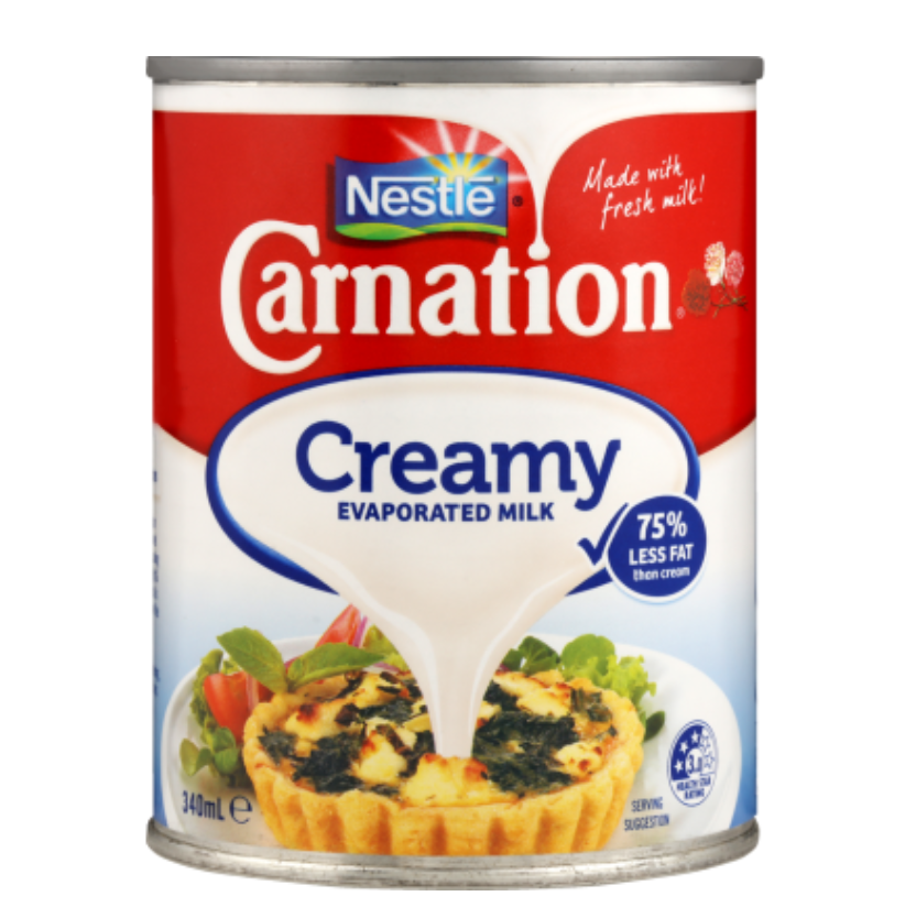 Nestle Carnation Creamy Evaporated Milk 340ml