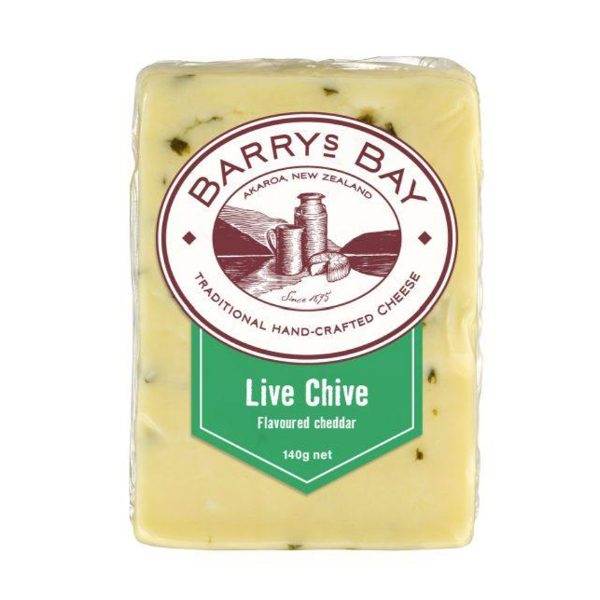 Barrys Bay Live Chive Cheddar Cheese 140g