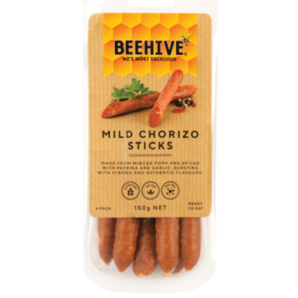 Beehive Chorizo Sticks 150g