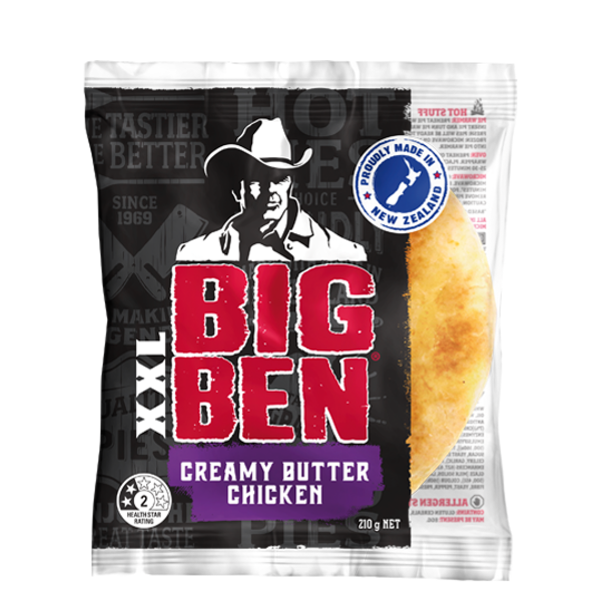 Big Ben XXL Butter Chicken Pie 210g