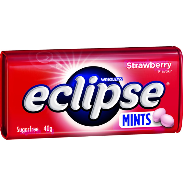 Wrigleys Eclipse Sugar Free Strawberry Mint 40g