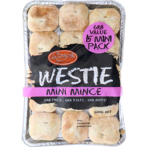 Westie Mini Mince Savouries 15pk 600g