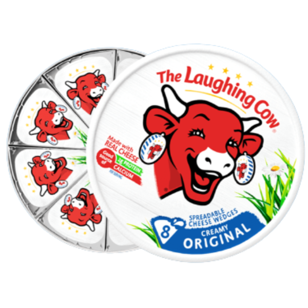 The Laughing Cow Original Cheese Spread 8pk 128g