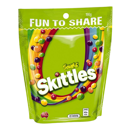 Skittles Sours Candy 190g