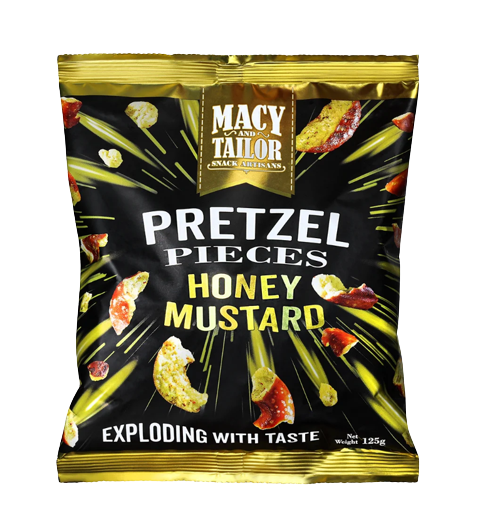 Macy & Tailor Honey Mustard Pretzel Pieces 125g