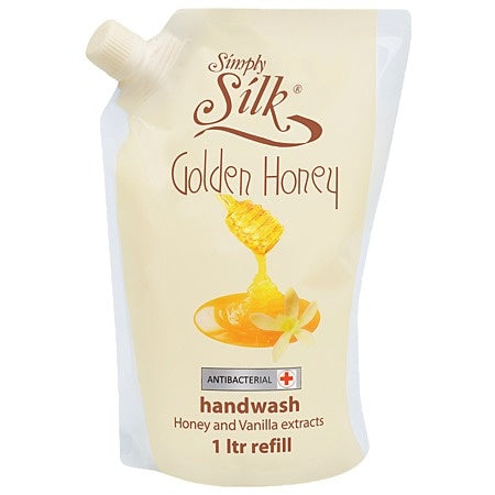 Silk Hand Wash Honey & Vanilla/Golden Honey Refill 1L
