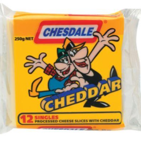 Chesdale Cheddar Cheese Slices 250g