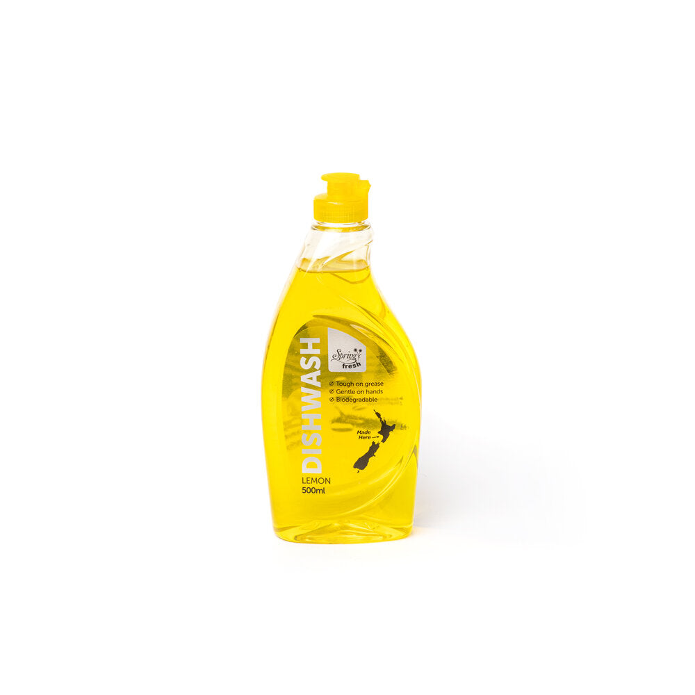 Spring Fresh Dishwash Liquid Lemon 500ml